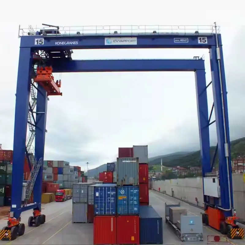 Automated 55 Ton Stacking Crane for Dutch Container Terminals