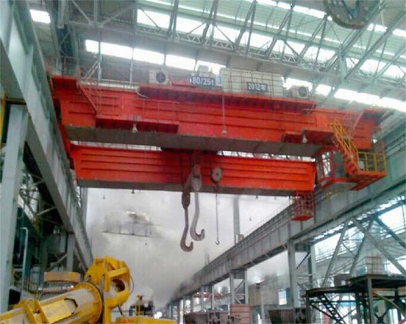 32 Ton Foundry Double Girder Electric Crane for Italy 18m Height
