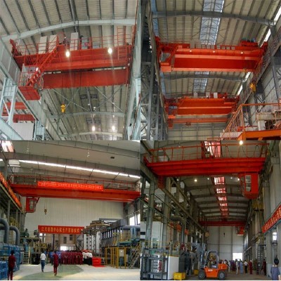 32 Ton Foundry Double Girder Electric Crane for Italy 18m Height