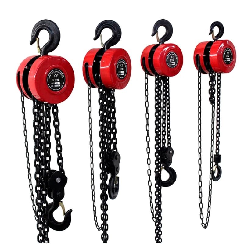 3M 6M 12M Lift Manual Chain Hoist for Warehouse Use