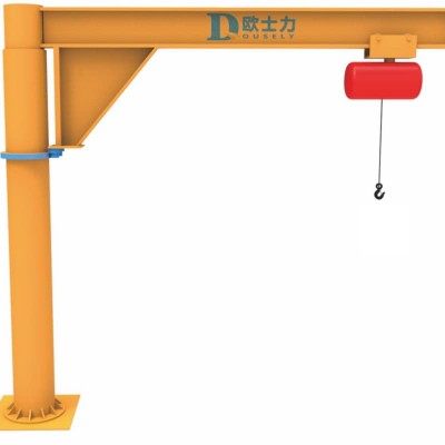 CE Certified BZD Column Jib Crane for Chain Hoist 3T 5T