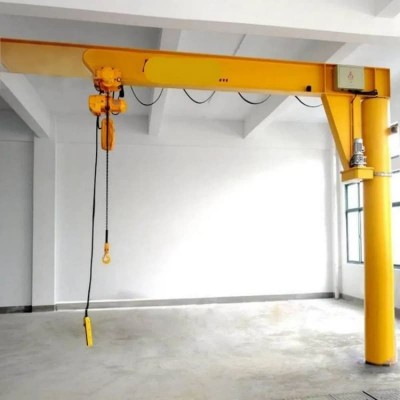 Factory Installed Column Jib Crane with Anchor Bolt Base