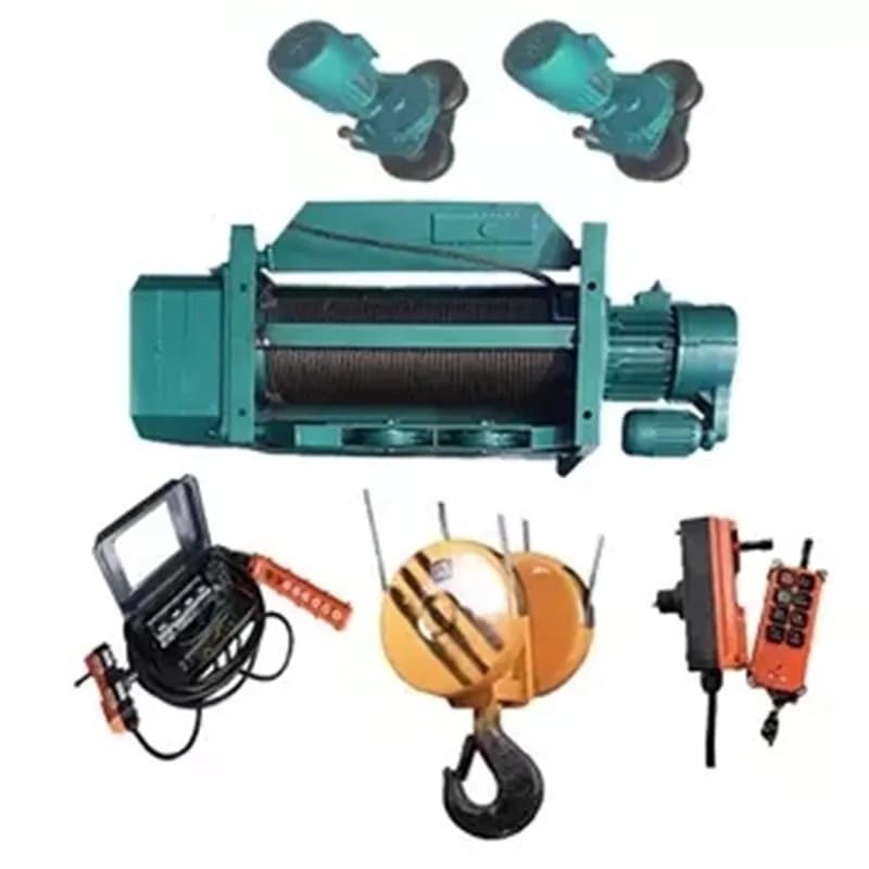 Reliable 20 Ton HC Model Electric Wire Rope Hoist with 24 Meter Lift