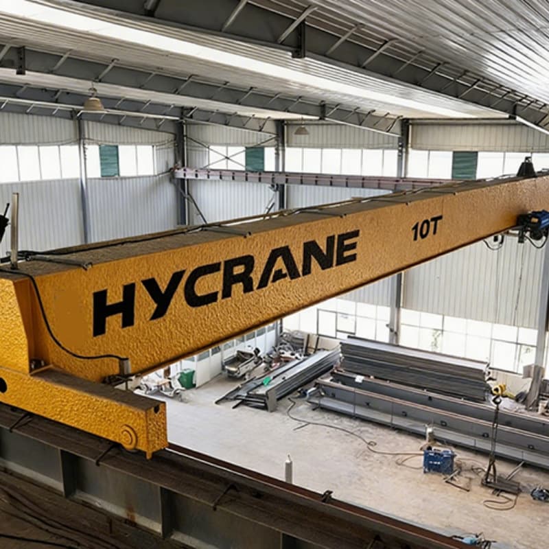 Cost Effective 0.5 Ton European Single Girder Overhead Crane 8m Lift
