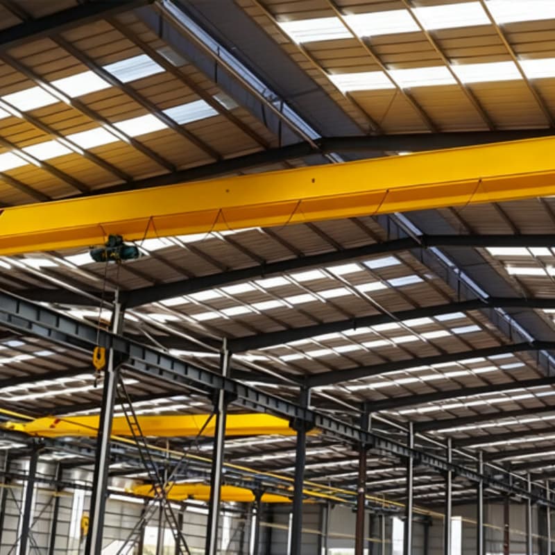 Low Headroom 5 Ton European Single Girder Crane with 16m Span