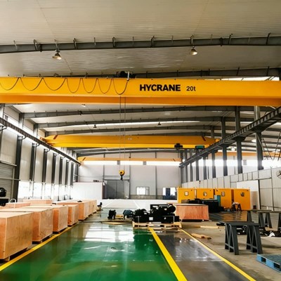European Double Girder 50 Ton Overhead Crane with 25m Span for A5 Duty