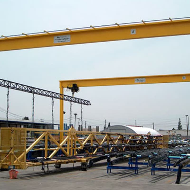 Heavy Duty 32 Ton European Gantry Crane with 30m Span for Yard Logistics