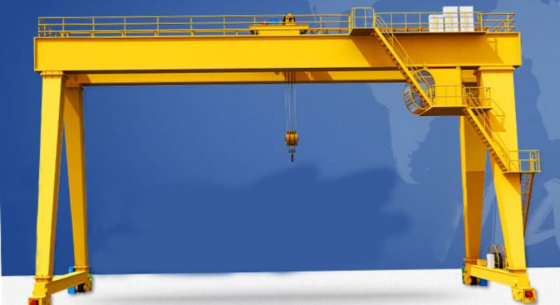 Port Handling 80 Ton Double Girder Gantry Crane with 28m Span A5 Rated