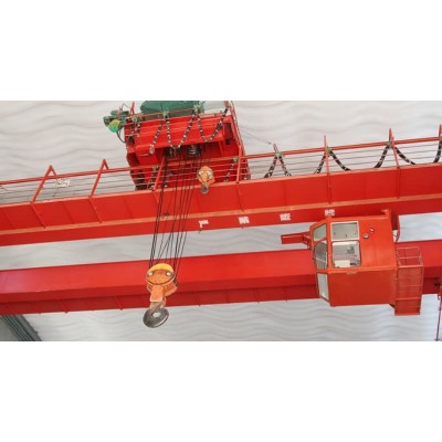 Grab overhead crane 20 ton 25m span 15m lift for Australia power plant