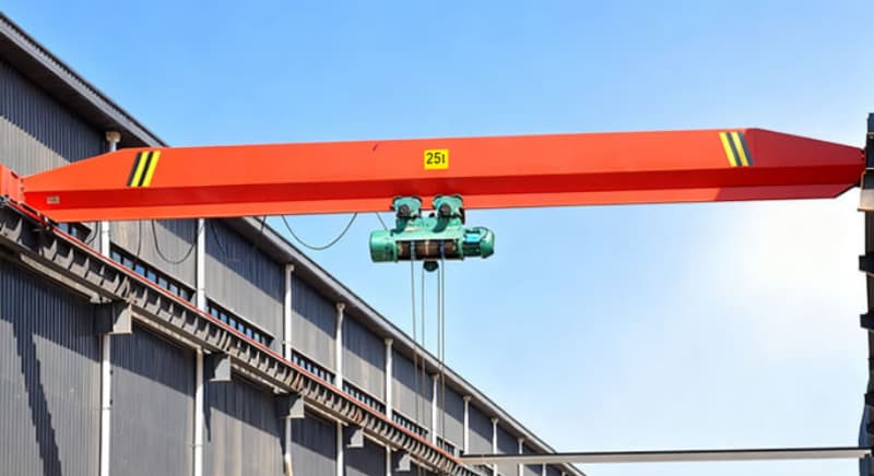 Suspension overhead crane 15 ton 6m span 7m lift Ecuador workshop