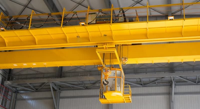 150 ton heavy double girder crane 315m span 18m lift Colombia