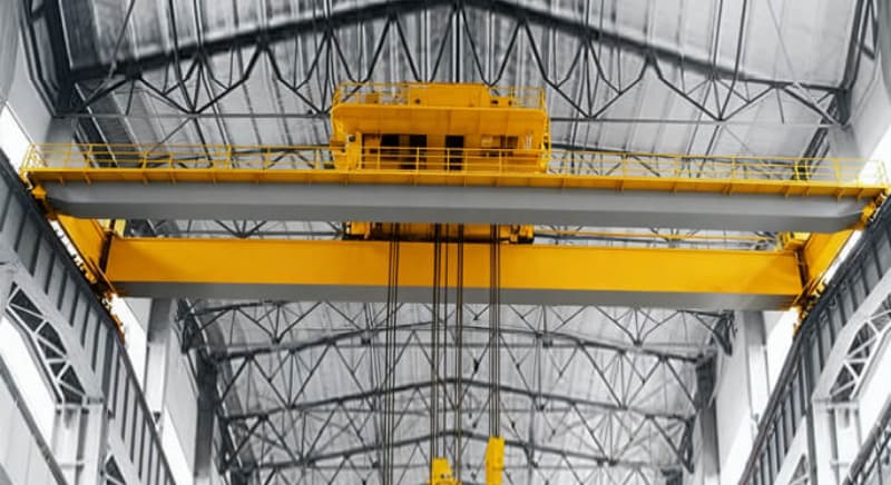 Double girder overhead crane 100 ton 285m span 15m lift Chile port