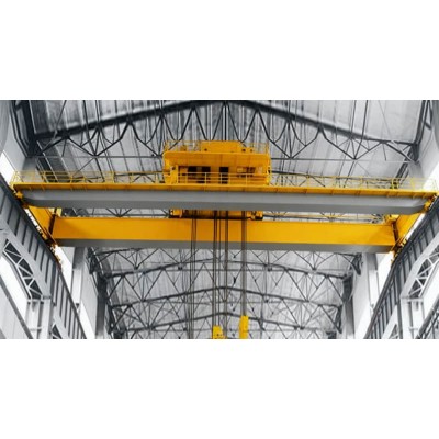 Double girder overhead crane 100 ton 285m span 15m lift Chile port