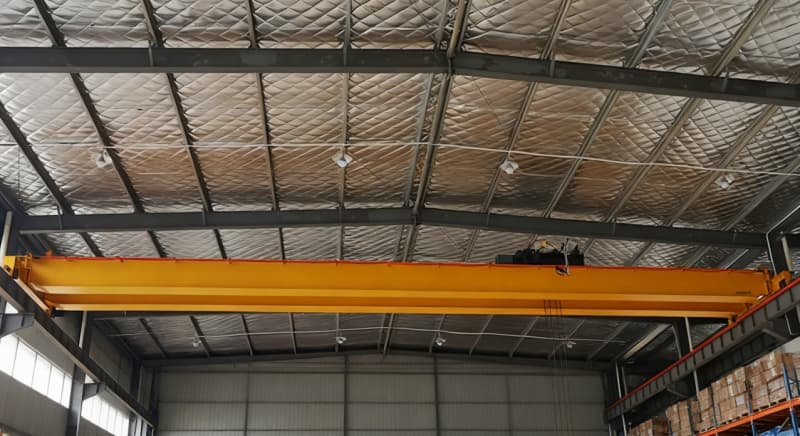 Double girder overhead crane 75 ton 20m span 10m lift Brazil factory