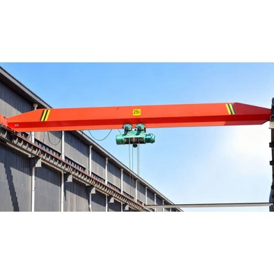 Single girder overhead crane 5 ton 15m span 6m lift for Brazil warehouse