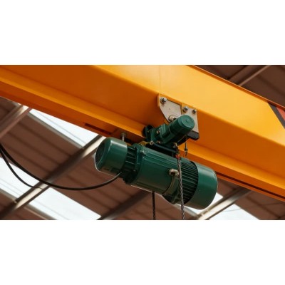 Low headroom single girder crane 2 ton 10m span 5m lift Chile