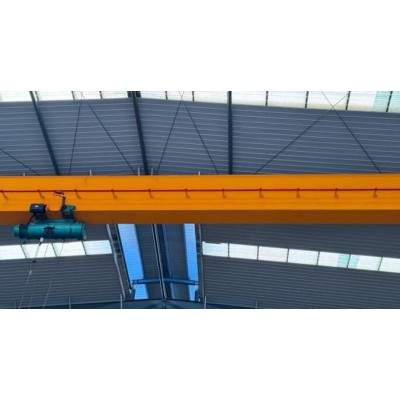 20 ton single girder overhead crane 28m span 15m lift Brazil