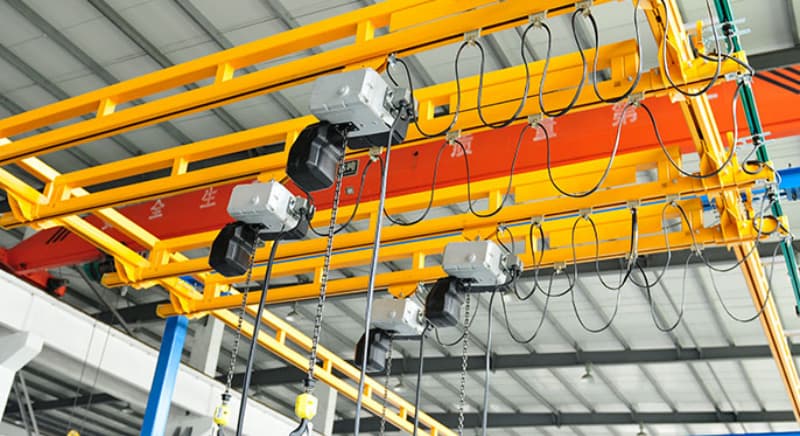 Single Girder KBK Crane 0.5 Ton 5m Span 6m Lift For Brazil Assembly Line