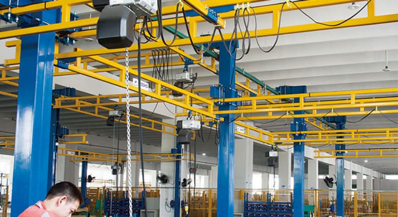 Single Girder KBK Crane 0.5 Ton 5m Span 6m Lift For Brazil Assembly Line