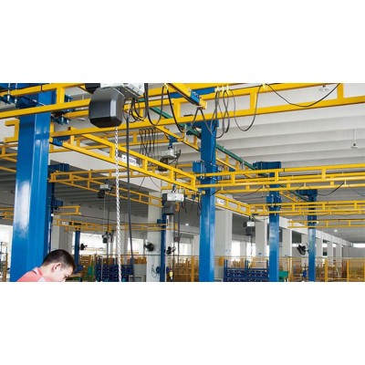 Single Girder KBK Crane 2 Ton 10m Span 12m Lift Colombia Warehouse