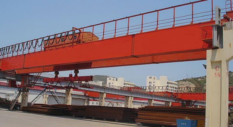 6 Ton Electromagnetic Crane 14m Span 10m Lift Peru Metal Workshop