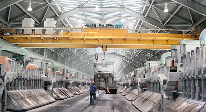 5 Ton Foundry Service Crane 12m Span 10m Lift Chile Workshop