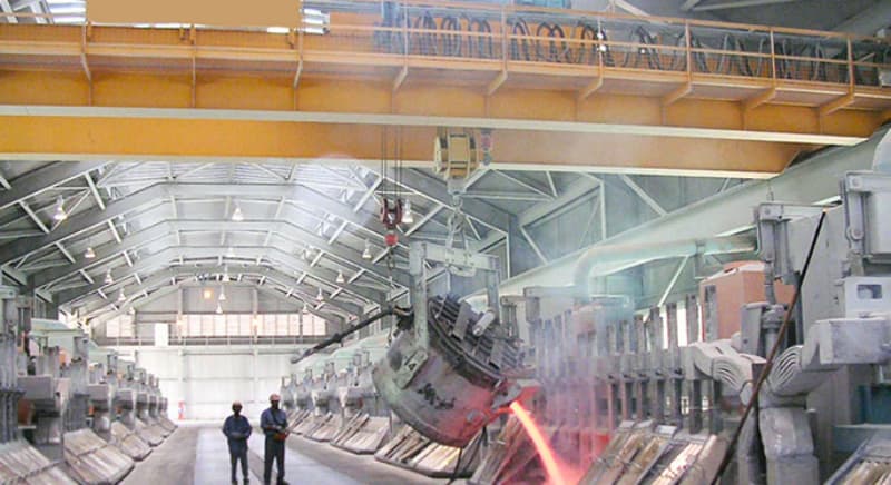 50 Ton Foundry Crane 22m Span 18m Lift Brazil Steel Mill