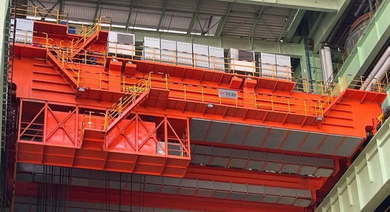 75 Ton Foundry Hot Metal Crane 20m Span 15m Lift Brazil