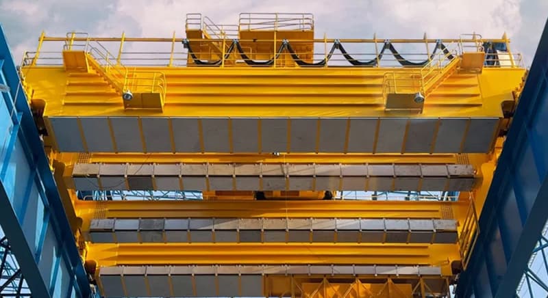 5 Ton Foundry Service Crane 12m Span 10m Lift Chile Workshop