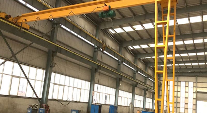 5 ton semi gantry crane 15m span 8m lift Thailand timber yard