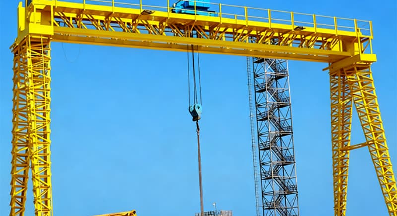 16 ton truss gantry crane 22m span 11m lift Vietnam warehouse