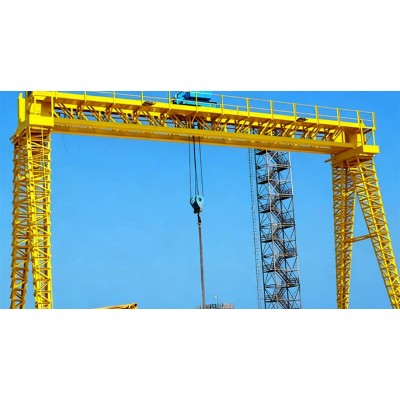 25 ton truss gantry crane 28m span 14m lift Thailand port area