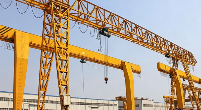 10 ton truss gantry crane 20m span 10m lift Thailand power station