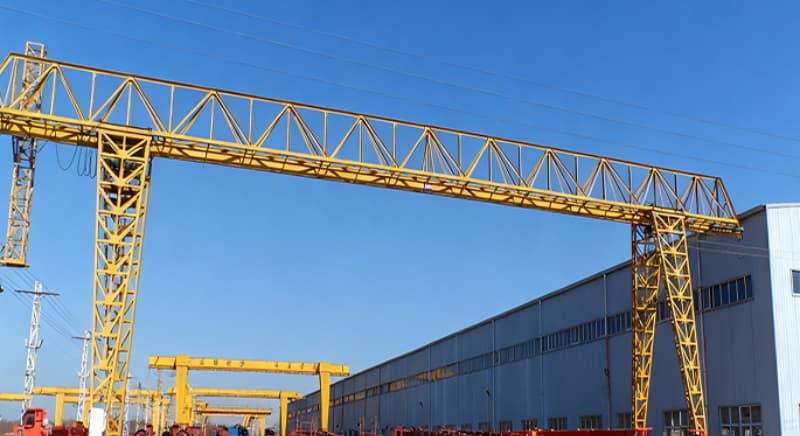 10 ton truss gantry crane 20m span 10m lift Thailand power station