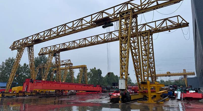 16 ton truss gantry crane 22m span 11m lift Vietnam warehouse