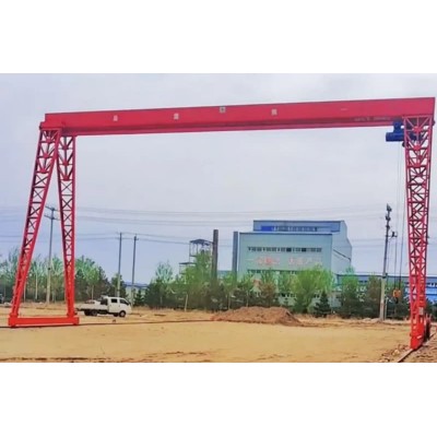 10 Ton Single Girder Gantry Crane for Vietnam with 20m Span and 9m Lift