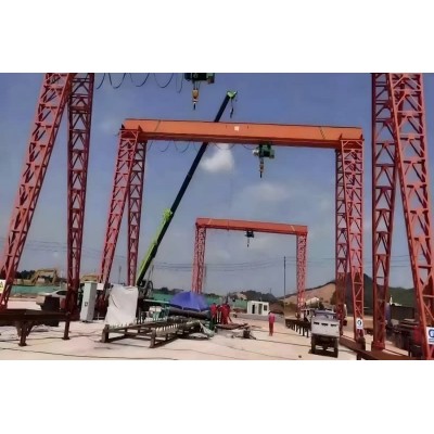 16 Ton Single Girder Gantry Crane for Malaysia Used in Port Operations