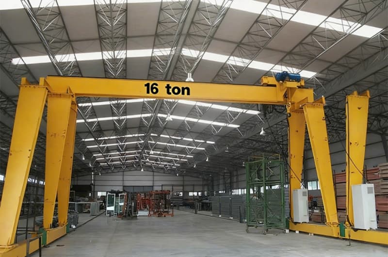3.2 Ton Single Girder Gantry Crane for Indonesia with 12m Span