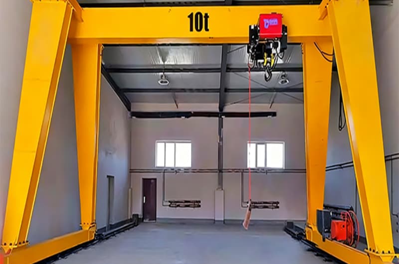 12 Ton Single Girder Gantry Crane for Myanmar with 22m Span