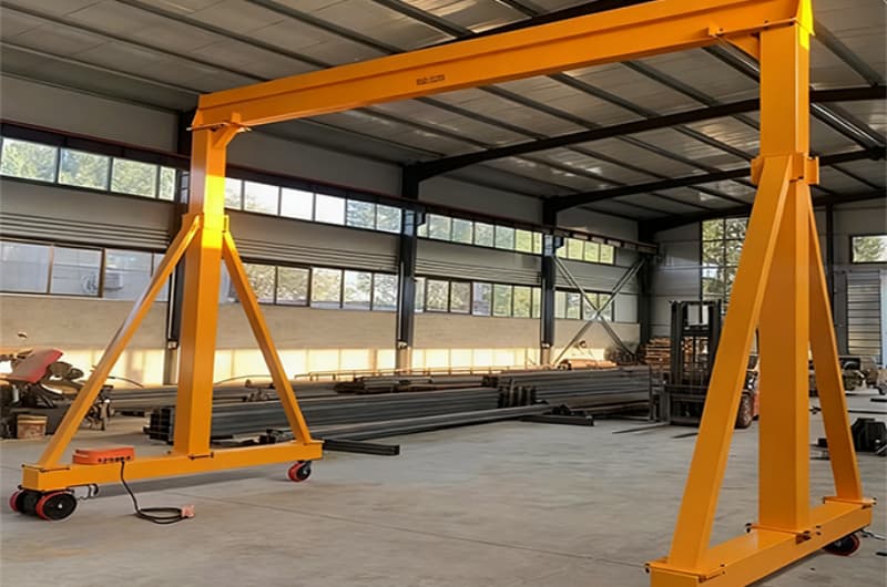 0.5 Ton Portable Gantry Crane for Thailand 2m Span Workshop Lifting