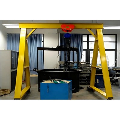 1 Ton Portable Gantry Crane for Vietnam 4m Span 2m Lift Height