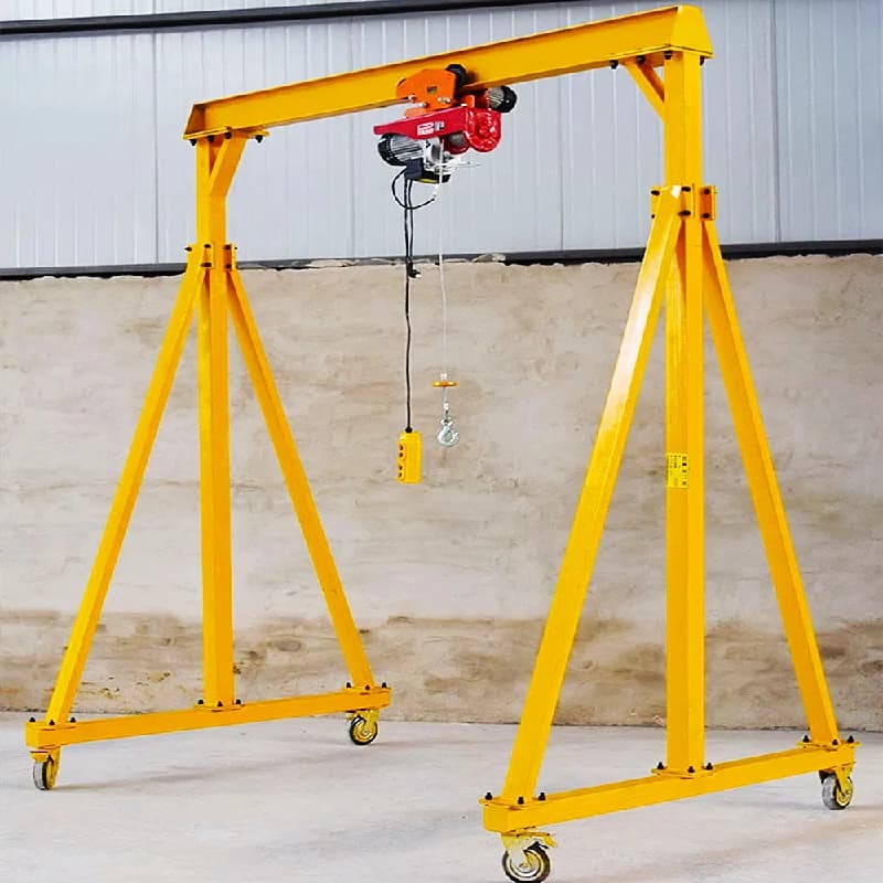 3 Ton Portable Gantry Crane for Philippines 8m Span 5m Lifting