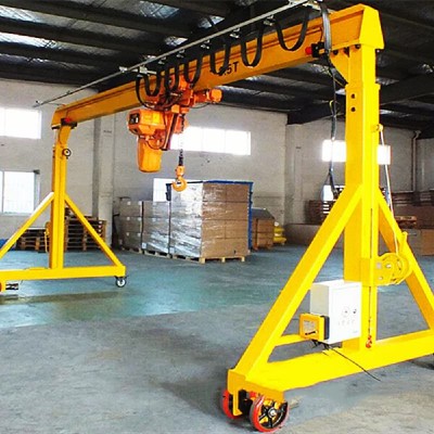0.75 Ton Portable Gantry Crane for Singapore 3m Span Light Duty