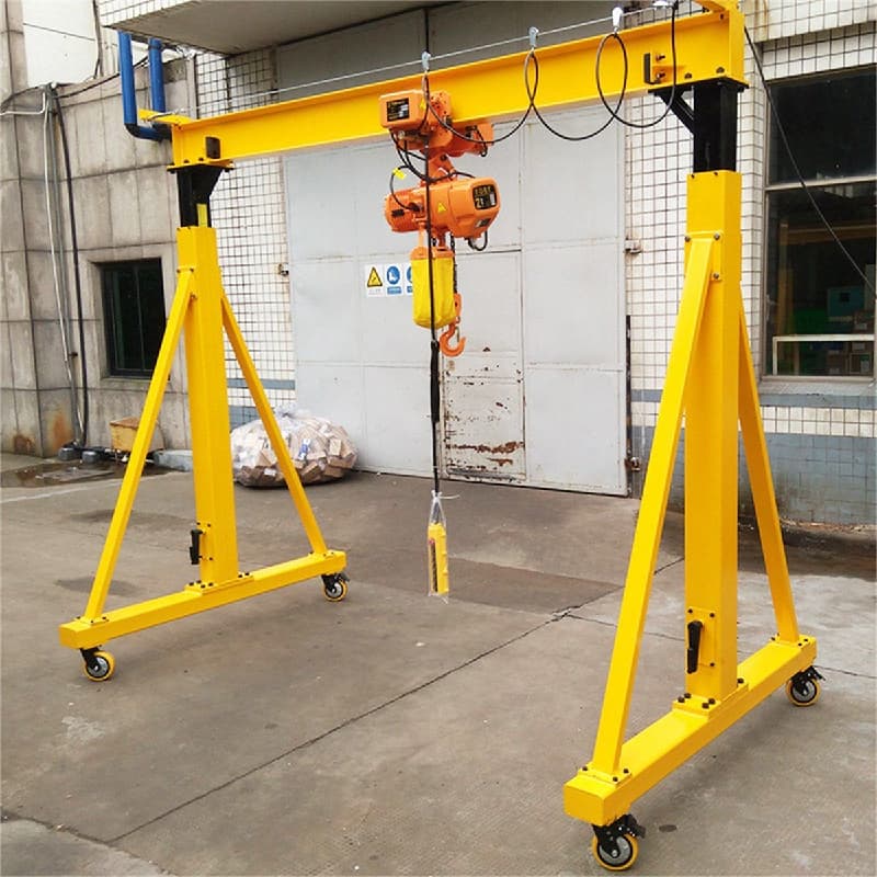 3 Ton Portable Gantry Crane for Philippines 8m Span 5m Lifting