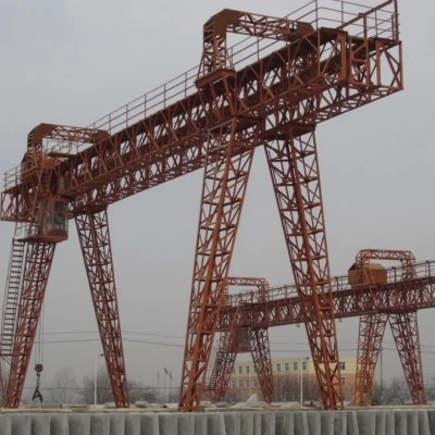 320 Ton Truss Double Girder Gantry Crane for Singapore 35m Span
