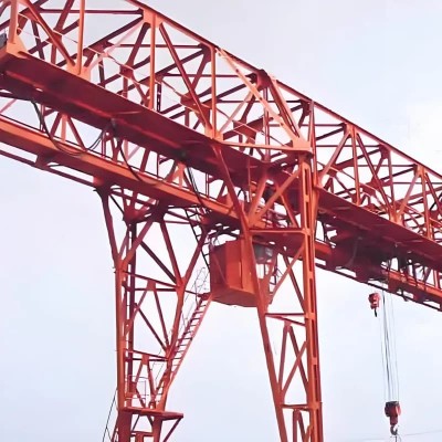 32 Ton Truss Double Girder Gantry Crane for Thailand A5 Grade 24m Span