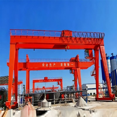 50 Ton Double Girder Gantry Crane for Thailand Port 28m Span