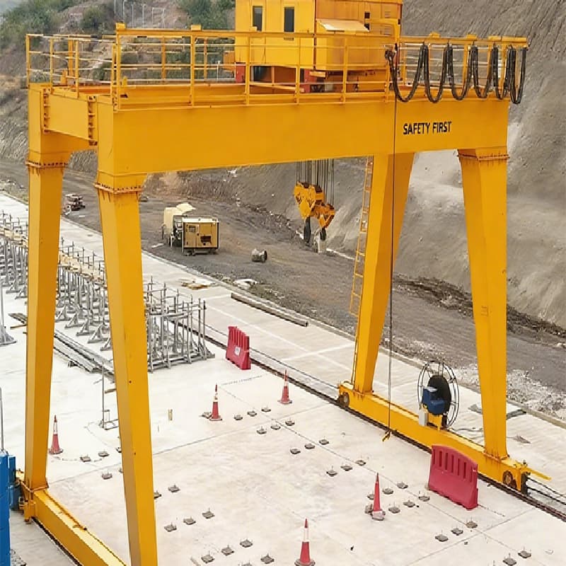 50 Ton Double Girder Gantry Crane for Thailand Port 28m Span