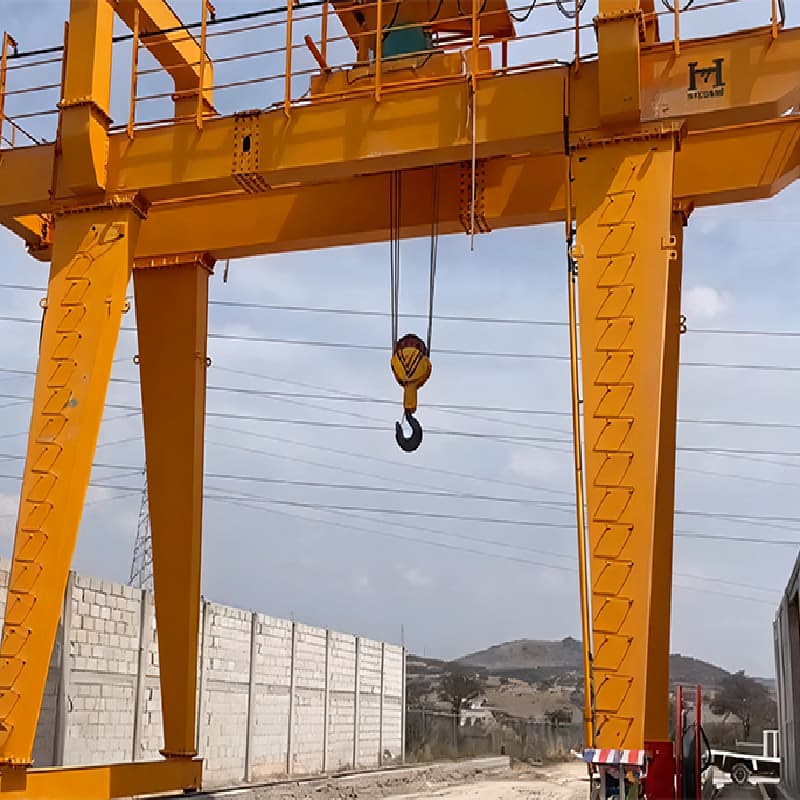 50 Ton Double Girder Gantry Crane for Thailand Port 28m Span