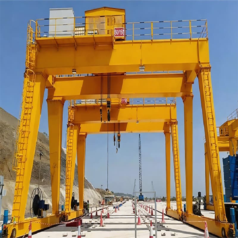 150 Ton Double Girder Gantry Crane for Cambodia Power Station 30m Span